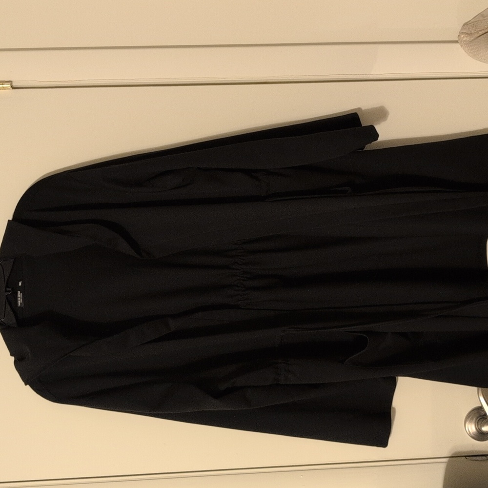 Shein Drawstring Waist Hooded Jacket